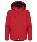 Clique Classic softshell jacket junior rood 150-160