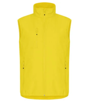 Clique Classic softshell hr bodywarmer lemon 3xl