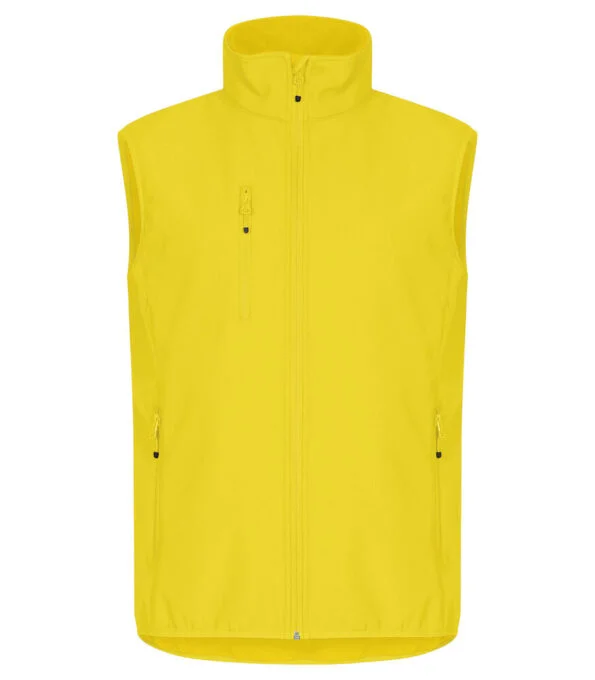 Clique Classic softshell hr bodywarmer lemon 3xl