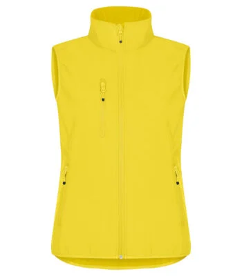 Clique Classic softshell ds bodywarmer lemon 44/xxl