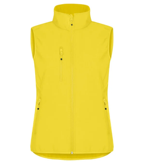 Clique Classic softshell ds bodywarmer lemon 44/xxl