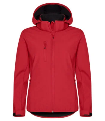 Clique Classic hoody softshell ladies rood 44/xxl