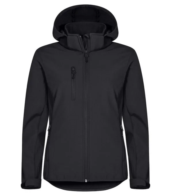 Clique Classic hoody softshell ladies zwart 46/3xl