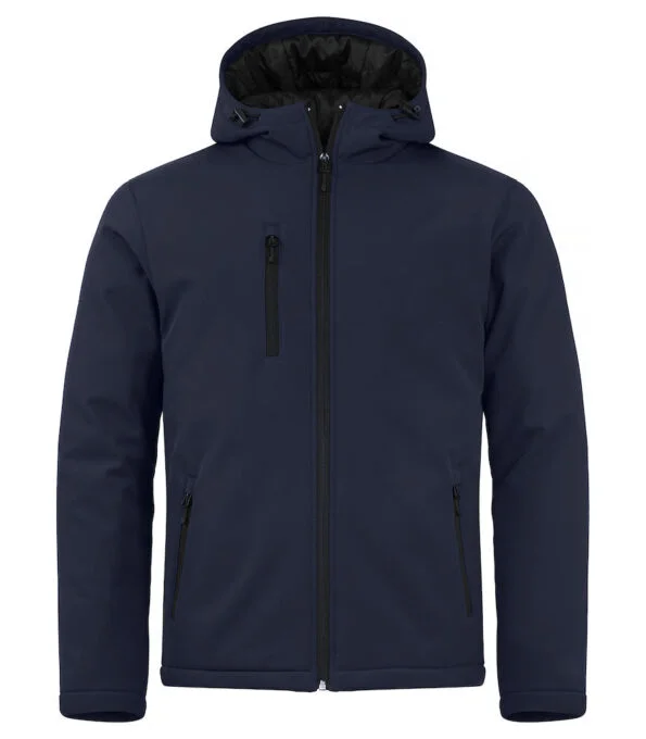 Clique Padded hoody softshell dark navy 4xl