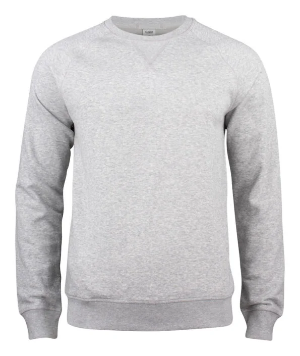 Clique Premium OC Roundneck grijsmelange 4xl