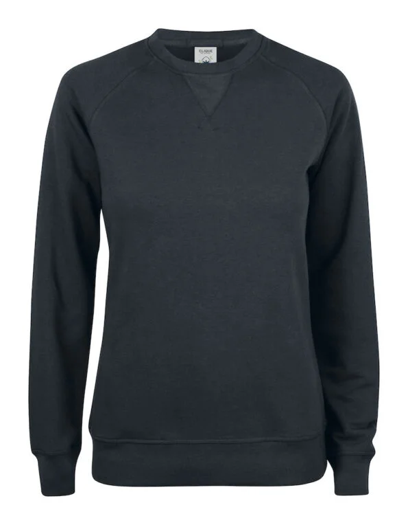 Clique Premium OC Roundneck Ladies zwart xxl