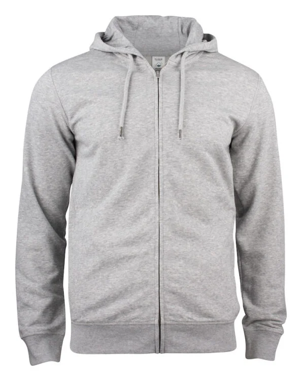 Clique Premium OC Hoody FZ grijsmelange 4xl