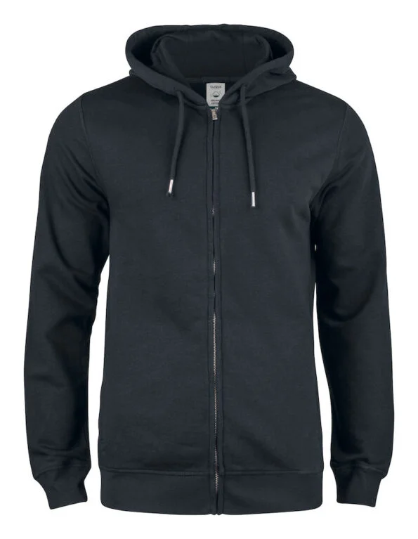 Clique Premium OC Hoody FZ zwart 4xl