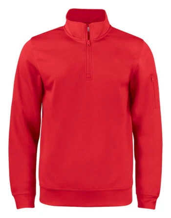 Clique Basic Active Half Zip rood 4xl