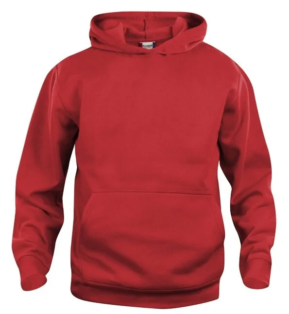 Clique Basic Hoody Junior rood 150/160