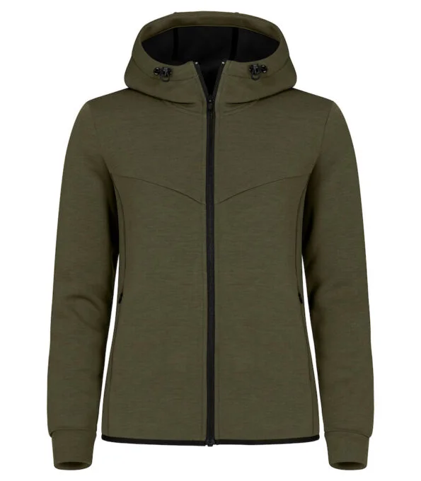 Clique Hayden hooded damesjack mistgroen 44/xxl