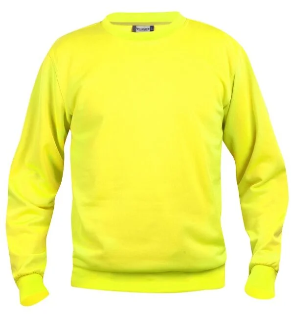 Clique Basic Roundneck signaalgeel 3xl