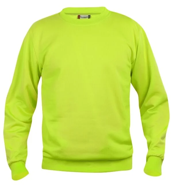 Clique Basic Roundneck signaalgroen 3xl