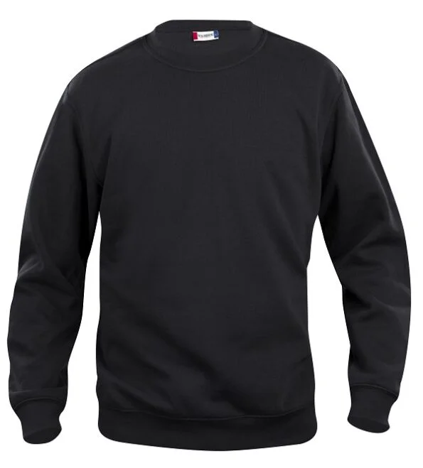 Clique Basic Roundneck zwart 5xl