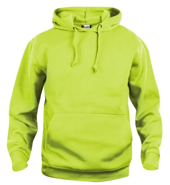 Clique Basic Hoody signaalgroen 3xl