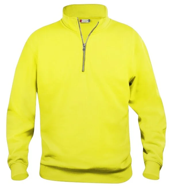Clique Basic Half Zip signaalgeel 3xl