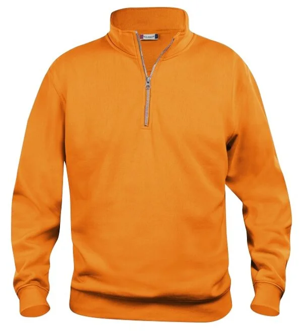Clique Basic Half Zip signaaloranje 3xl