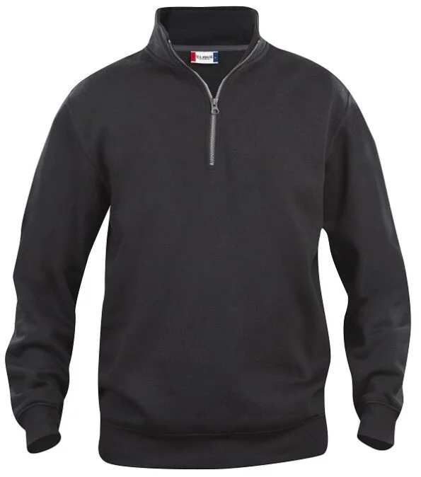 Clique Basic Half Zip zwart 5xl