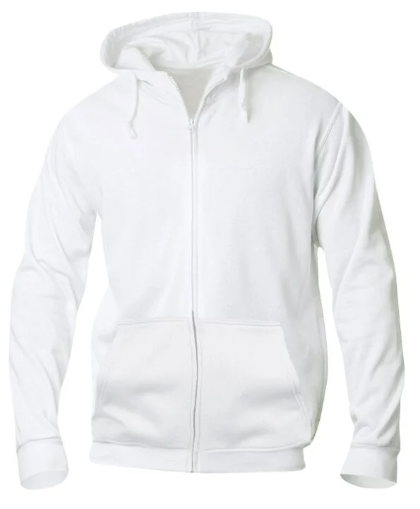 Clique Basic Hoody Full zip wit 4xl