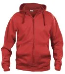 Clique Basic Hoody Full zip wit 4xl