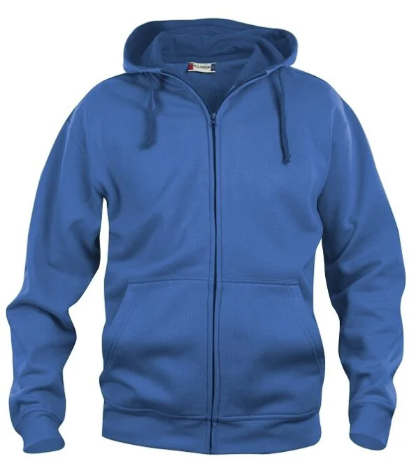 Clique Basic Hoody Full zip kobalt 4xl