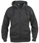 Clique Basic Hoody Full zip wit 4xl