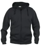 Clique Basic Hoody Full zip wit 4xl