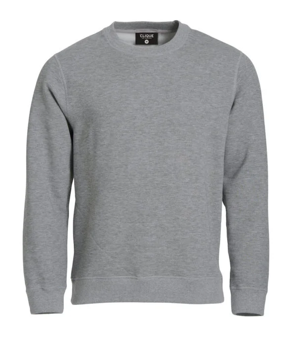 Clique Classic Roundneck grijsmelange 5xl