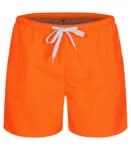 Clique Venice kort broek sign. oranje 3xl