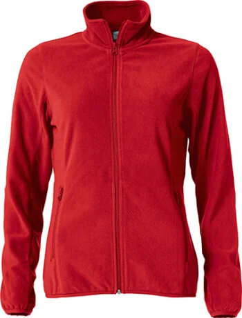 Clique Basic Micro Fleece Jacket Ladies rood xxl