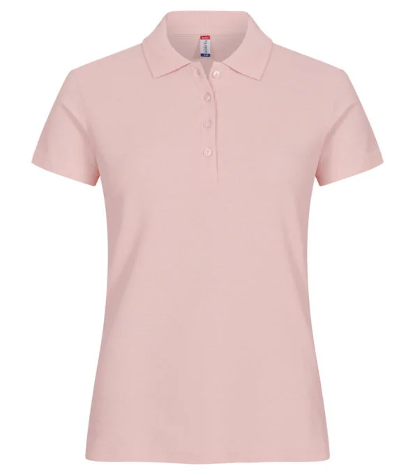 Clique Basic Polo Ladies candy roze xxl