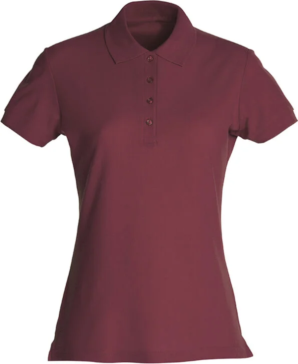 Clique Basic Polo Ladies bordeaux xxl