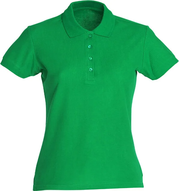 Clique Basic Polo Ladies appelgroen xxl