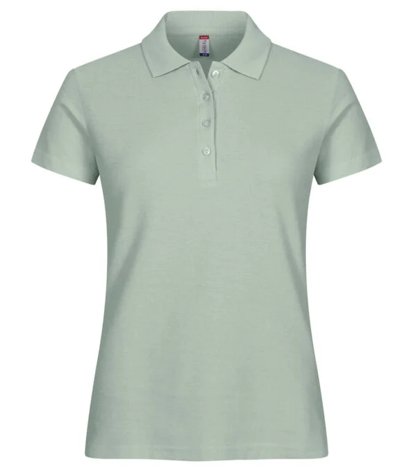 Clique Basic Polo Ladies saliegroen xxl