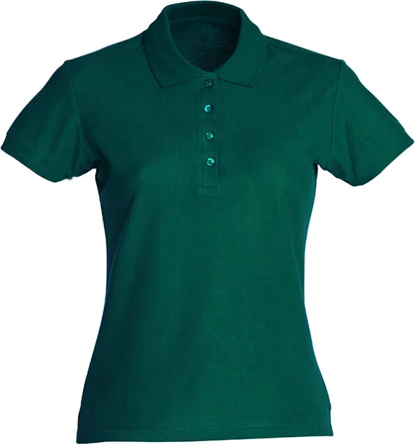 Clique Basic Polo Ladies flessengroen xxl