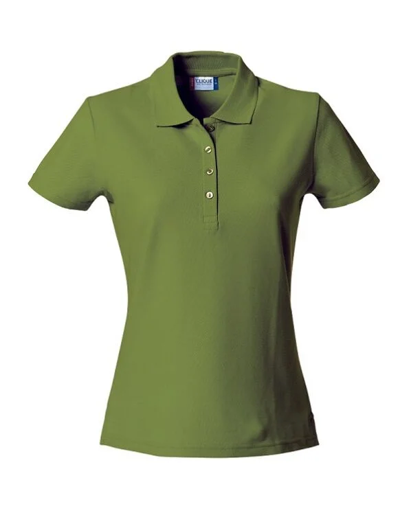 Clique Basic Polo Ladies legergroen xxl