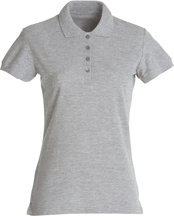 Clique Basic Polo Ladies grijsmelange xxl