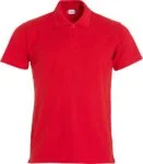 Clique Basic Polo S/S Junior wit 150/160