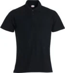 Clique Basic Polo S/S Junior wit 150/160