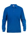 Clique Basic Polo L/S Junior wit 150/160