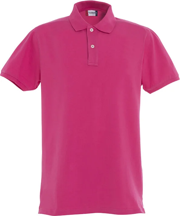 Clique Stretch Premium Polo helder kersen 3xl