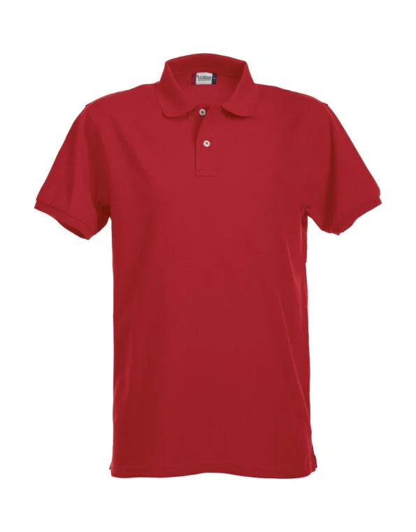 Clique Stretch Premium Polo rood 4xl