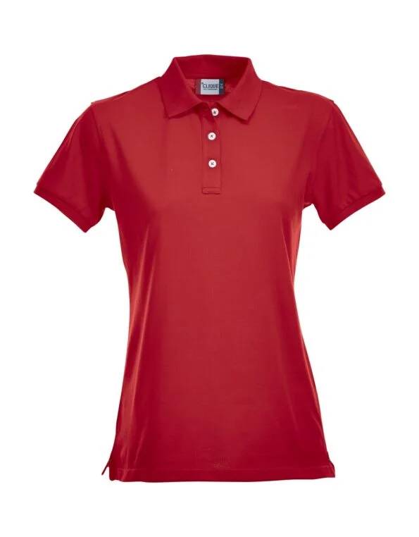 Clique Stretch Premium Polo Ladies rood xxl