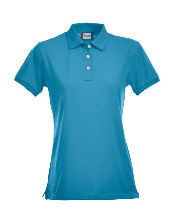 Clique Stretch Premium Polo Ladies turquoise xxl