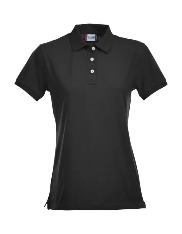 Clique Stretch Premium Polo Ladies zwart xxl