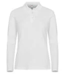Clique Stretch premium LM damespolo wit 44/xxl