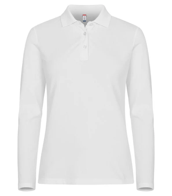 Clique Stretch premium LM damespolo wit 44/xxl
