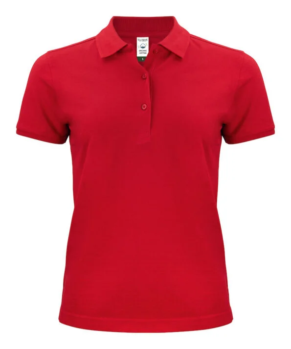 Clique Classic OC polo ladies rood xxl