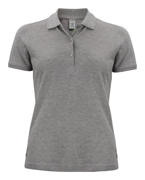 Clique Classic OC polo ladies grijsmelange xxl