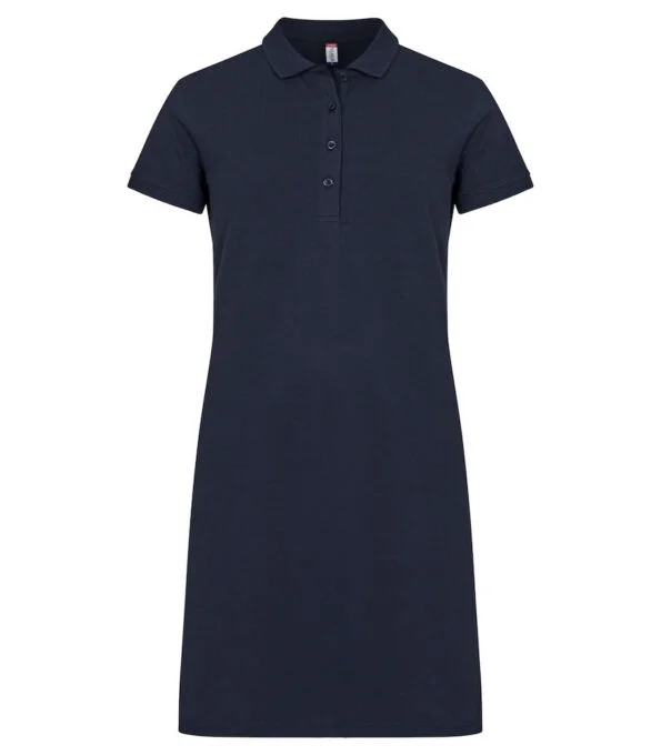 Clique Marietta polo-dress dames dark navy 44/xxl